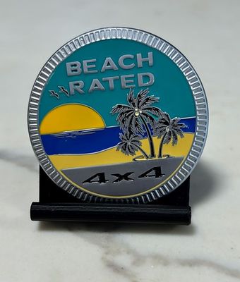 Jeep Badge - Beach Rated 2