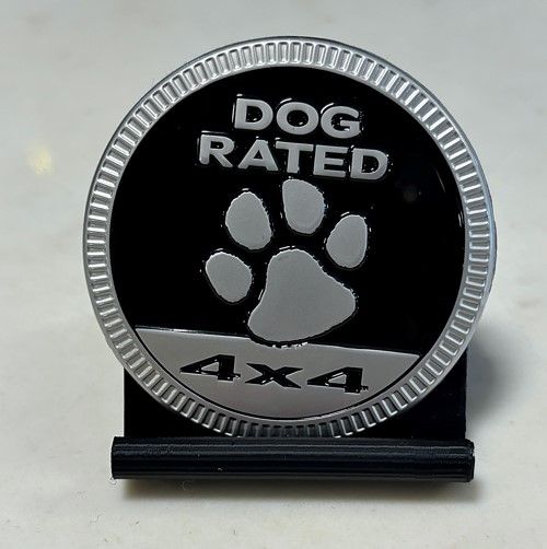 Jeep Badge - Dog Rated 