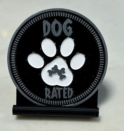 Jeep Badge - Dog Rated 2D