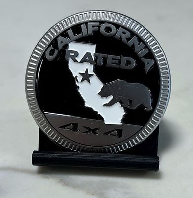 Jeep Badge - California Rated