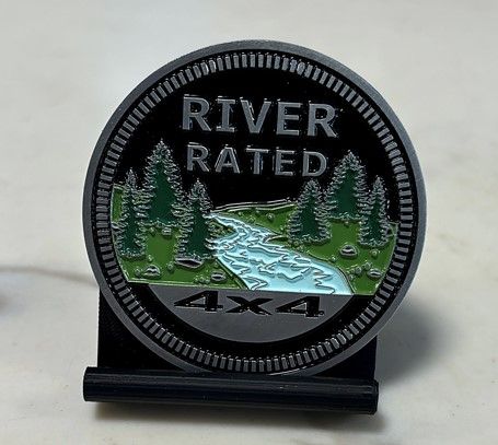 Jeep Badge - River Rated