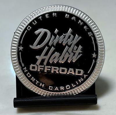 Jeep Badge  - Dirty Habit Offroad Black