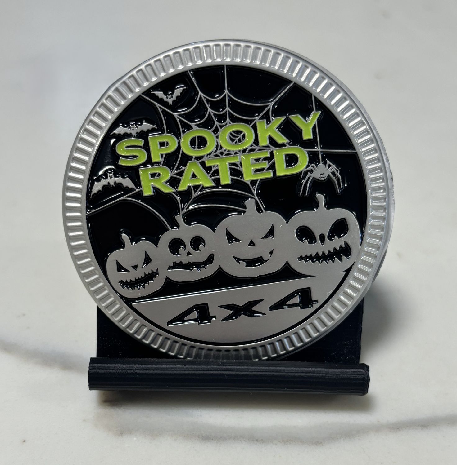 Jeep Badge - Spooky Lime Green