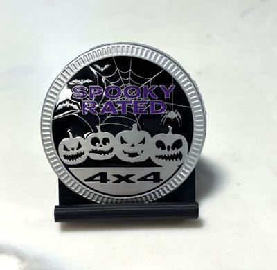 Jeep Badge - Spooky Purple