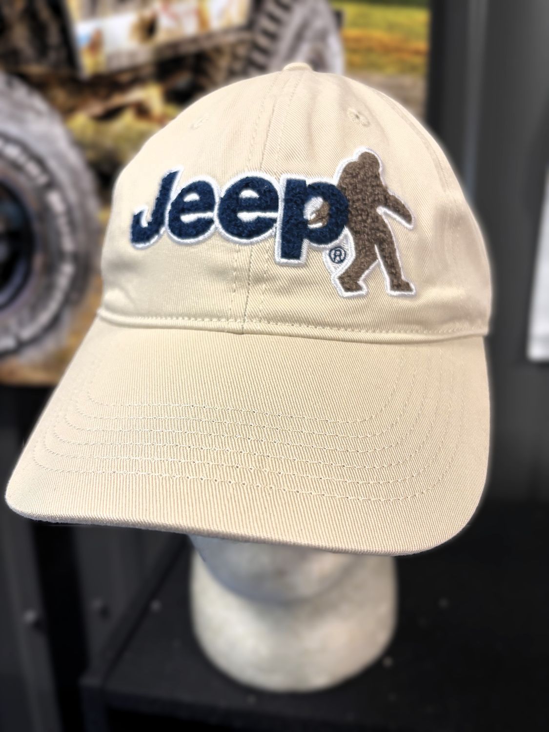 DSC Jeep Hat - Chino Twill Ponytail Sasquatch Khaki