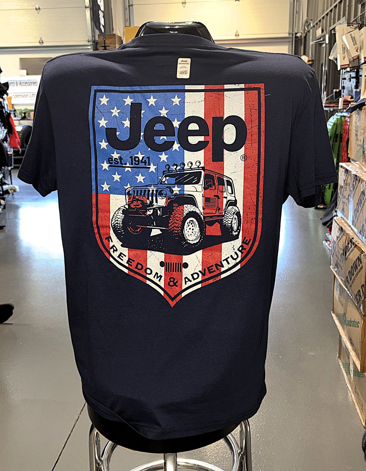 Jeep T-Shirt - USA Shield