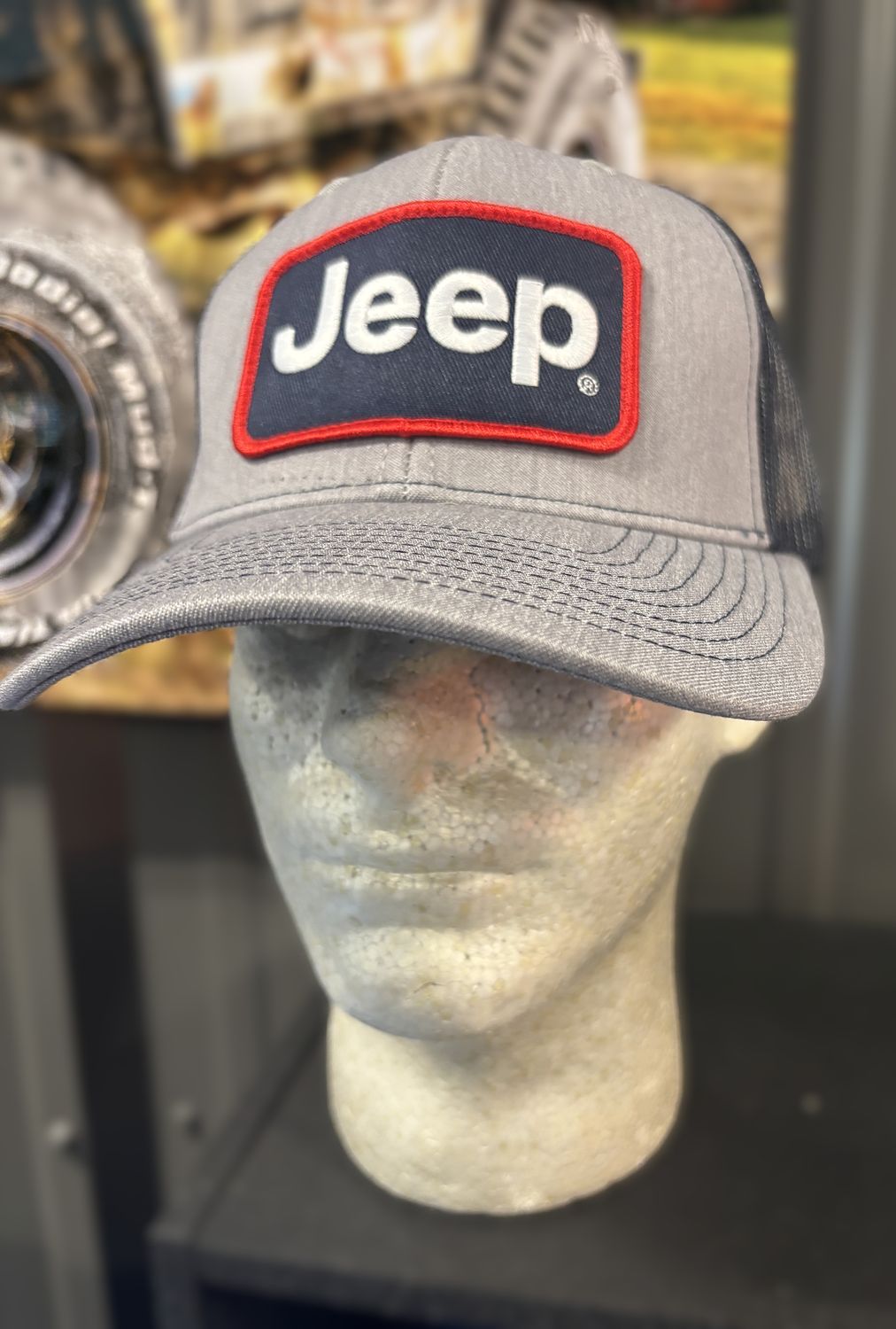 DSC Jeep Hat - Patch Heather Navy