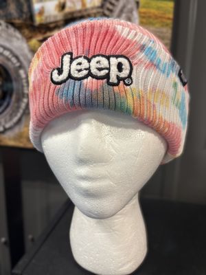 Jeep Beanie - Jeep Logo Knit Tie-Dye