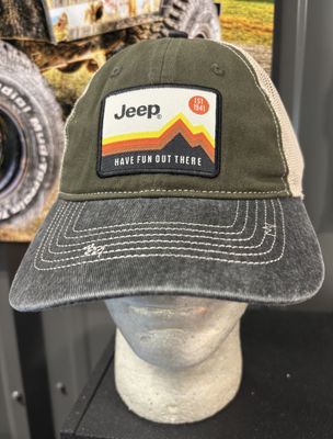 DSC Jeep Hat - Have Fun Out There Olive