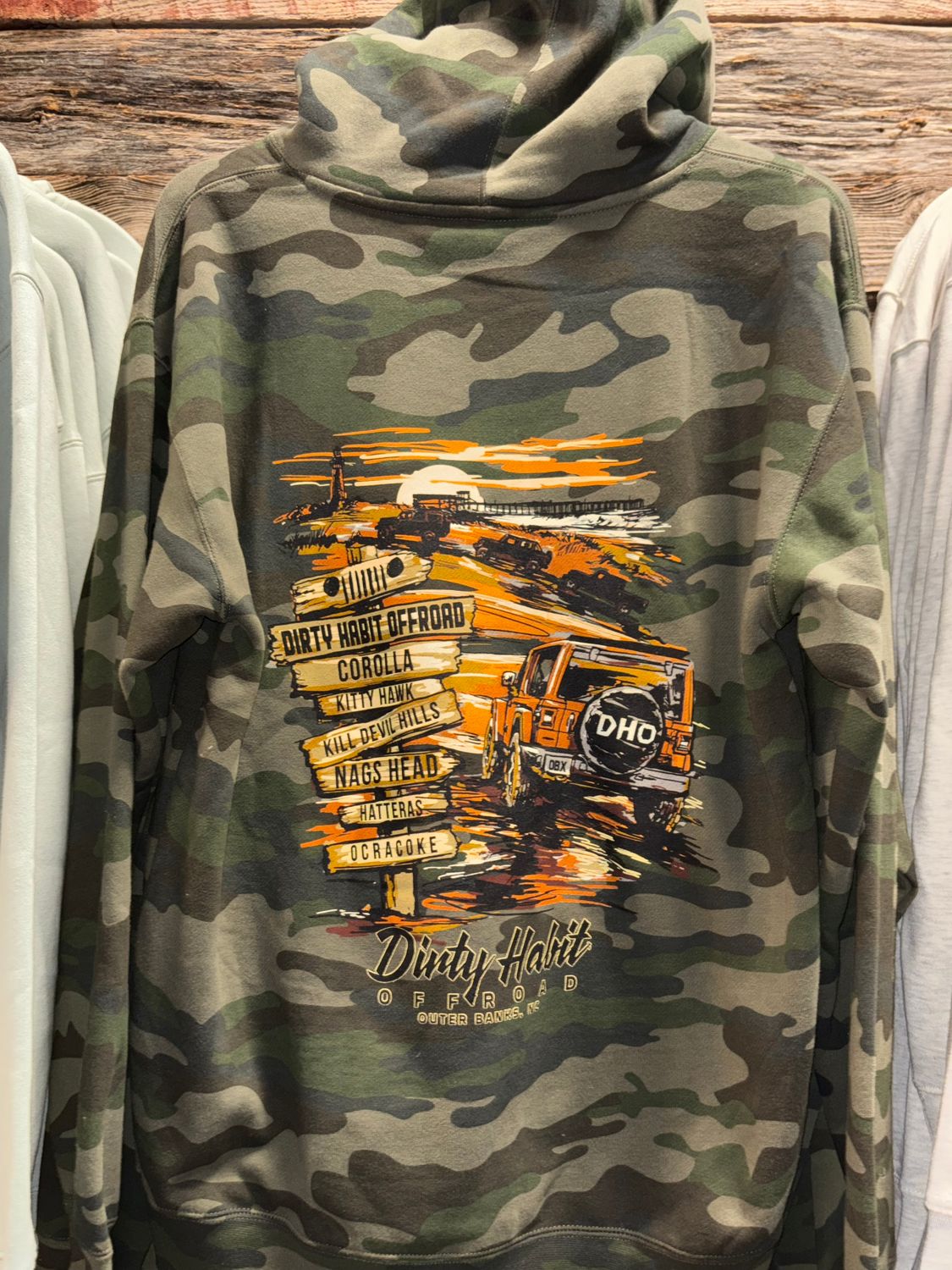 DHO Beach Hoodie - Camo