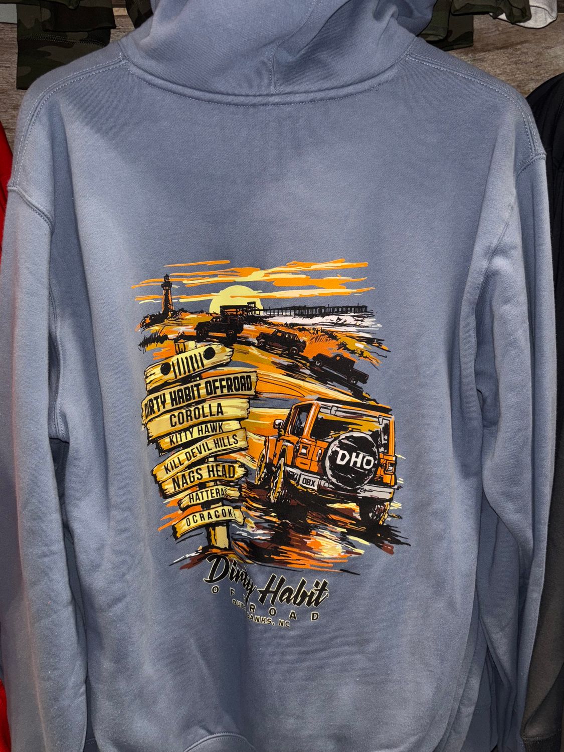 DHO Beach Hoodie - Storm Blue
