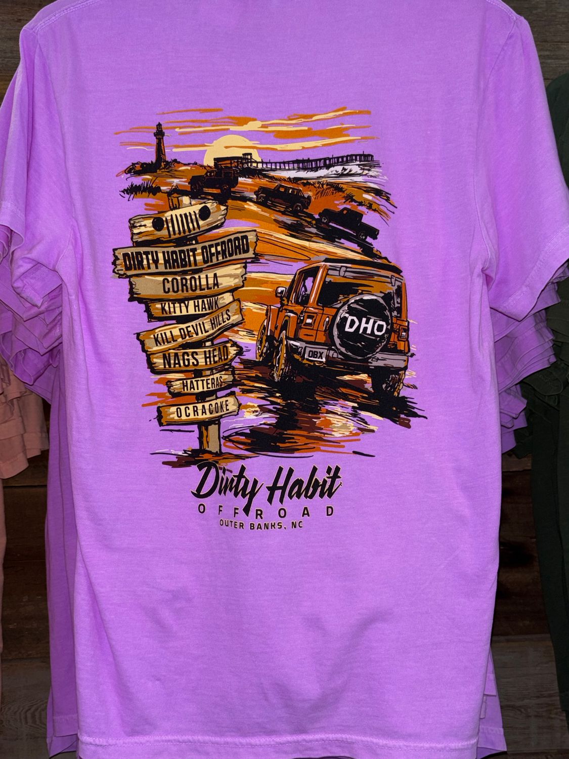 DHO Beach T-Shirt Neon Violet
