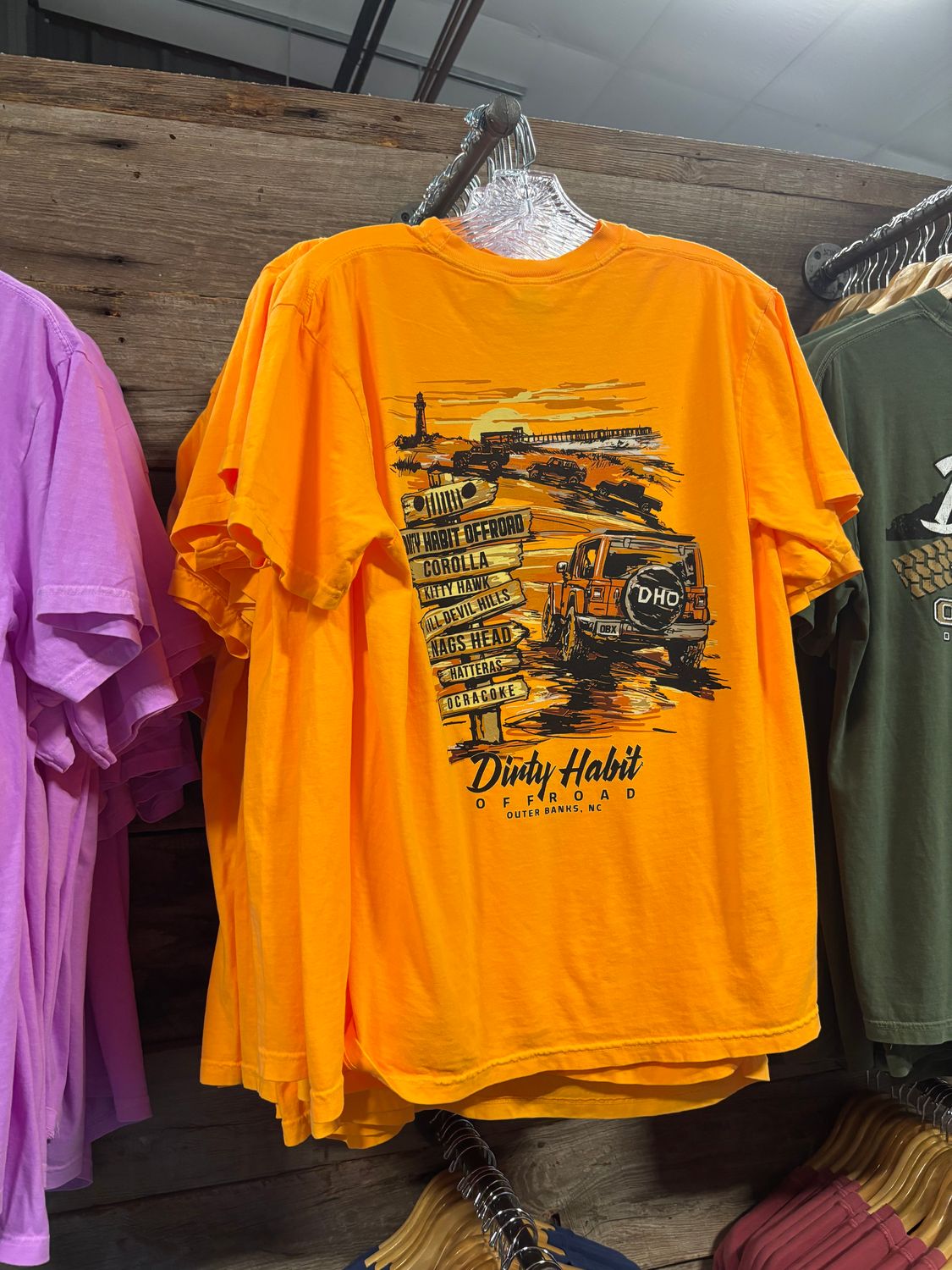 DHO Beach T-Shirt Bright Orange