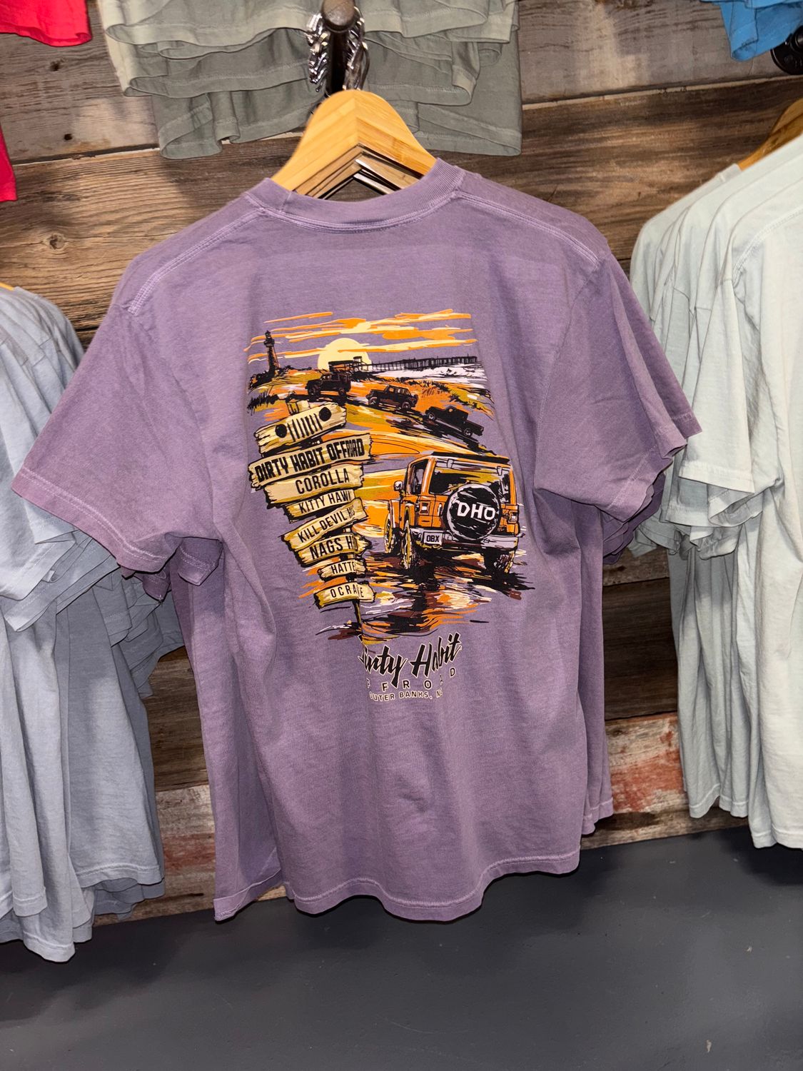 DHO Beach T-Shirt Wine