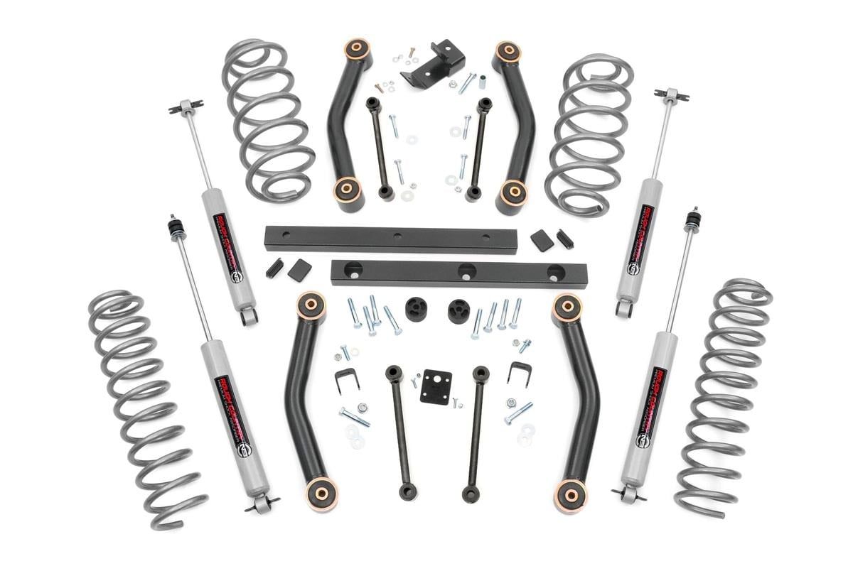 Rough Country 4" Suspension Lift Kit 2003-2006 Jeep Wrangler TJ/LJ