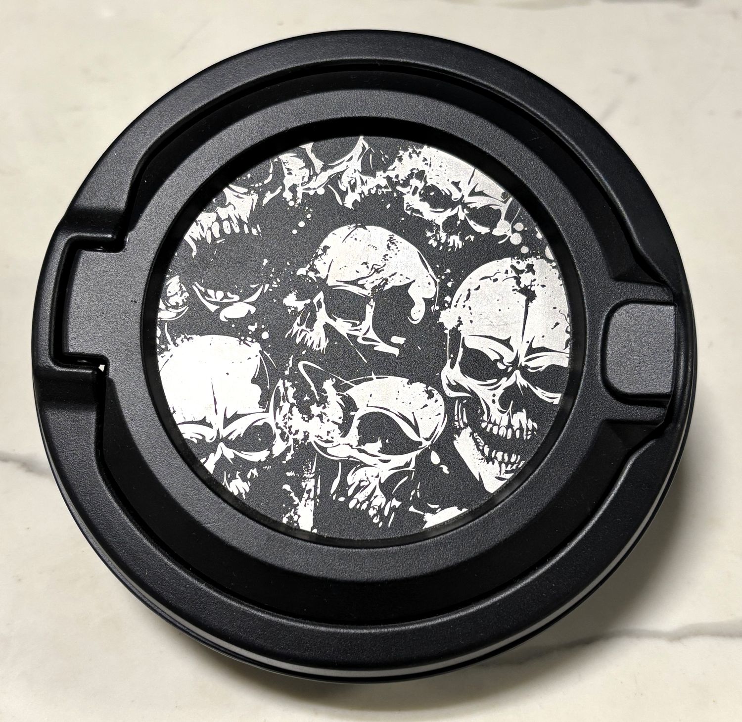 Jeep Fuel Door - Sinister Skulls JL