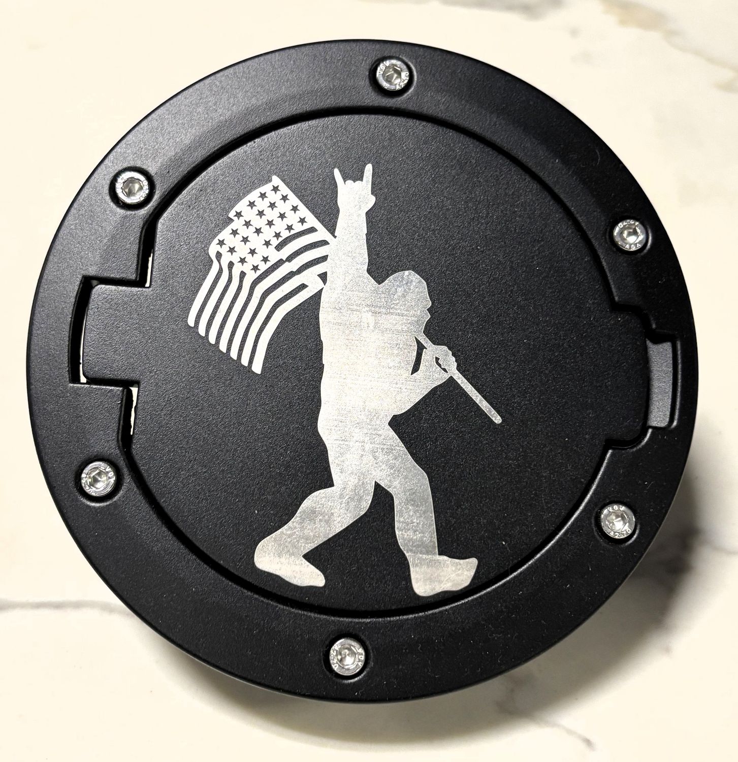 Jeep Fuel Door - Sasquatch USA JK