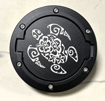 Jeep Fuel Door - Tribal Turtle JK