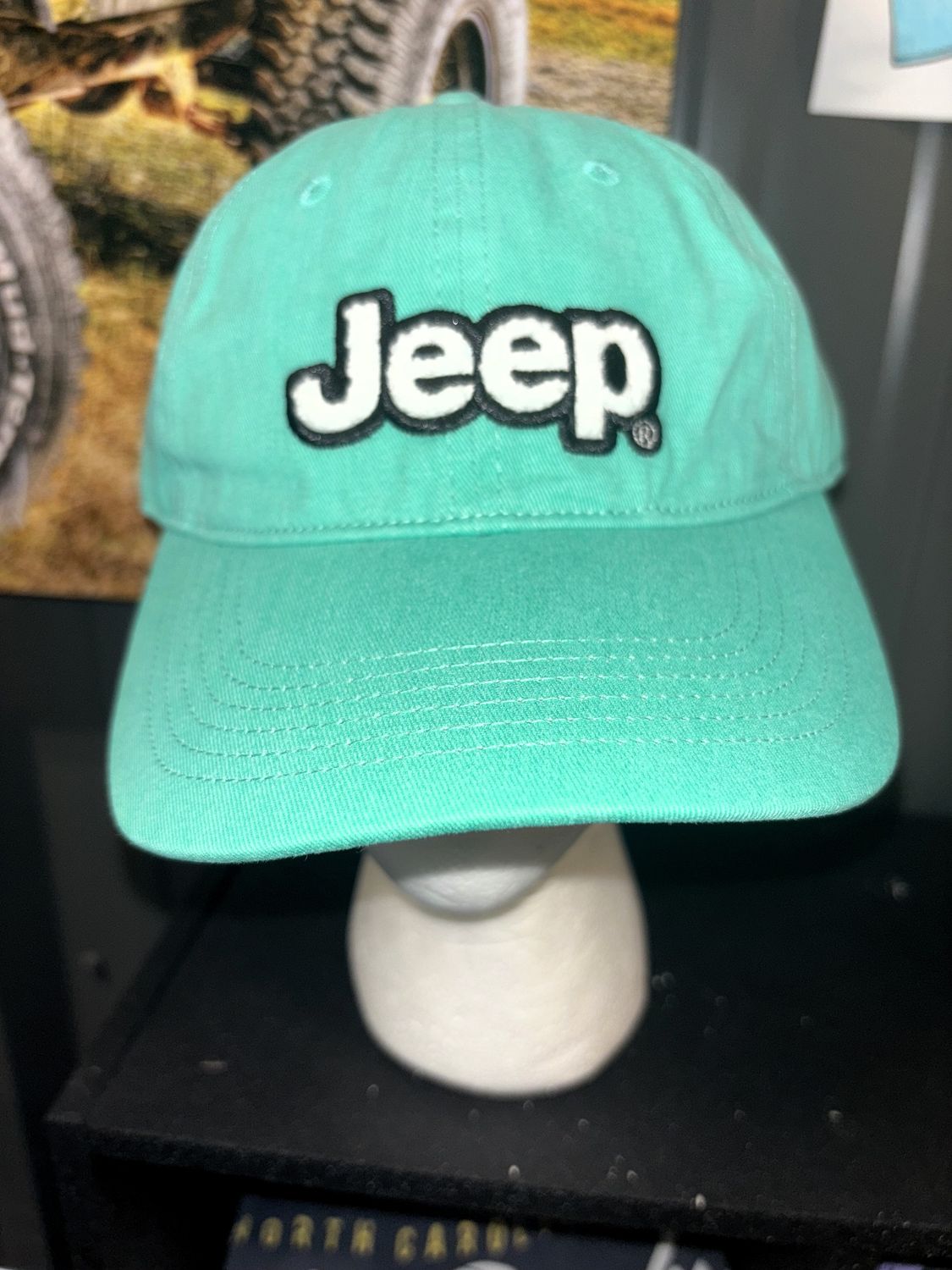 DSC Jeep Hat - Chino Twill Ponytail Dark Mint