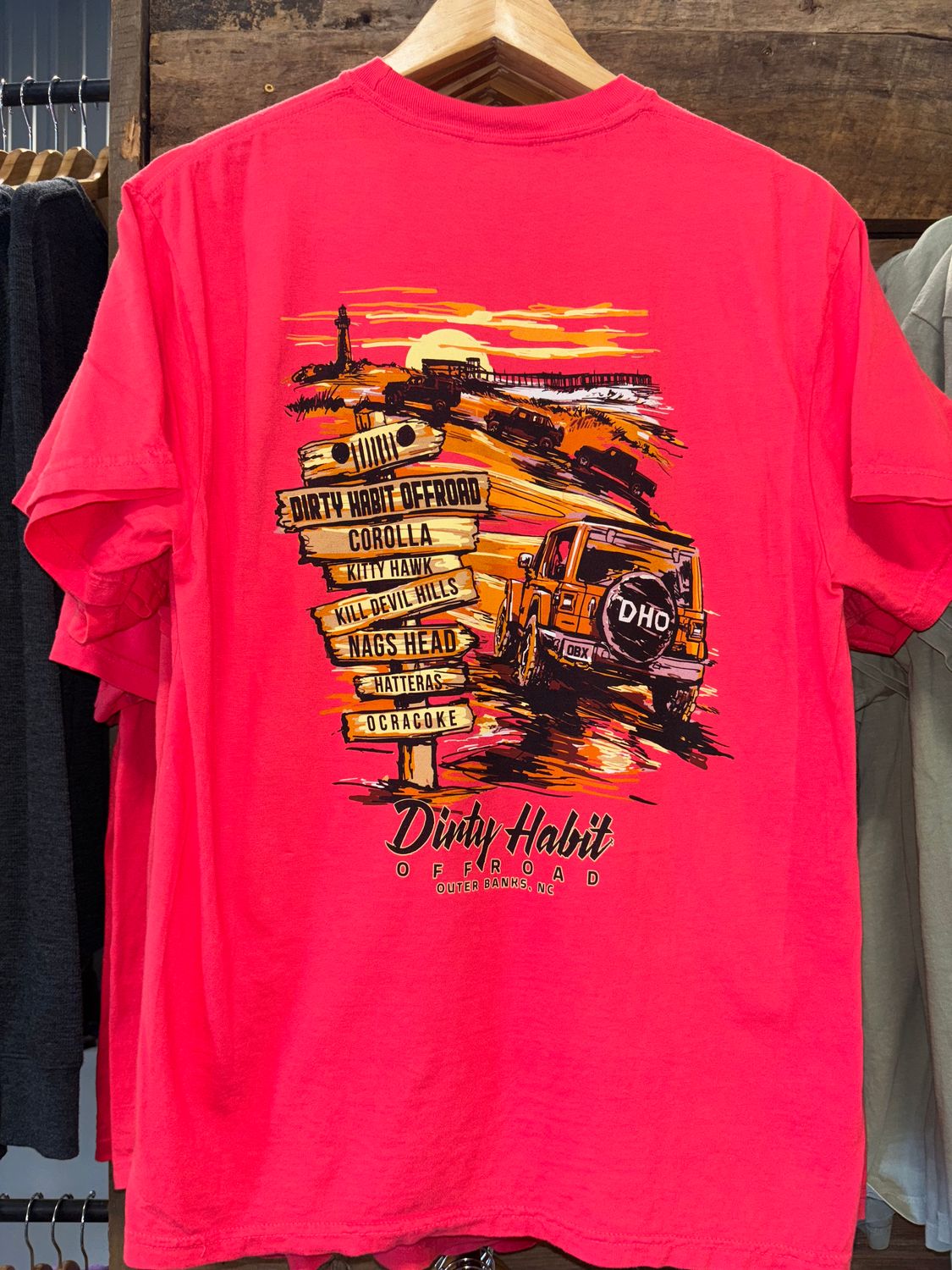 DHO Beach T-Shirt Paprika