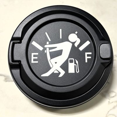 Jeep Fuel Door - Fuel Girl JL