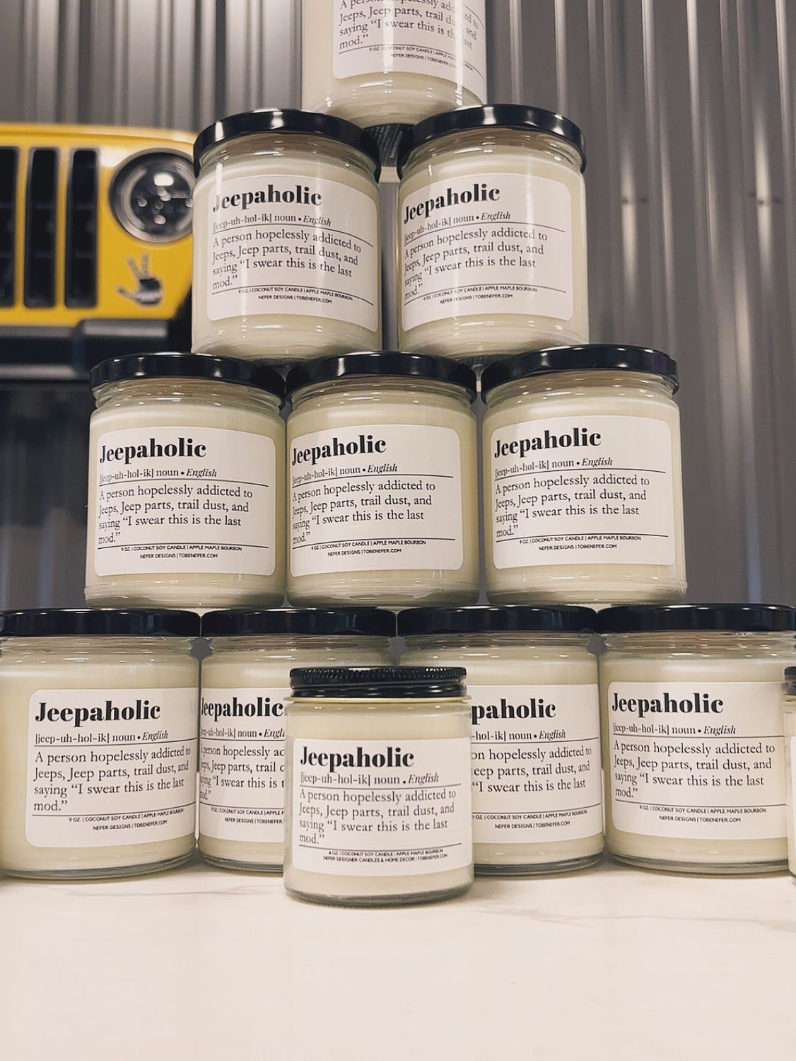 Jeepaholic Soy Candle