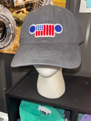DSC Jeep  Hat - Stars &amp; Stripes Chino Ponytail