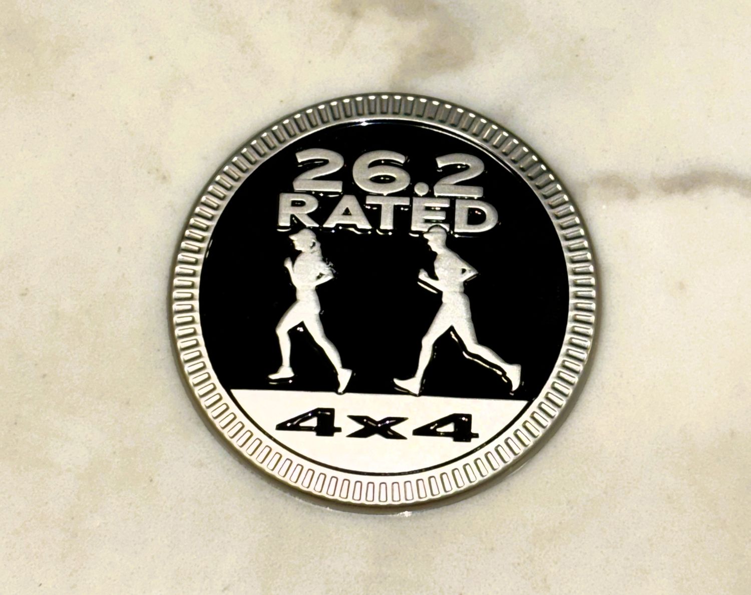 Jeep Badge - 26.2 Girl