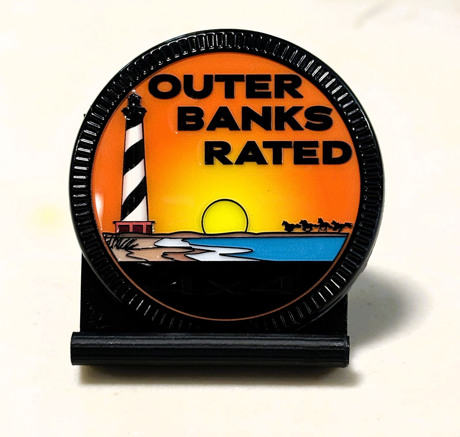 Jeep Badge - OBX Rated Lighthouse Black 2