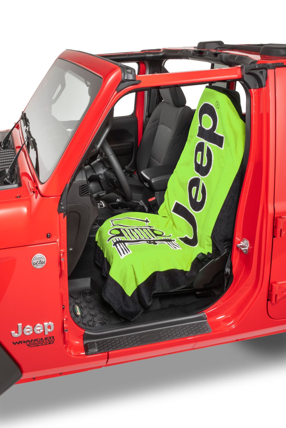 Towel 2 Go - Lime Green Black