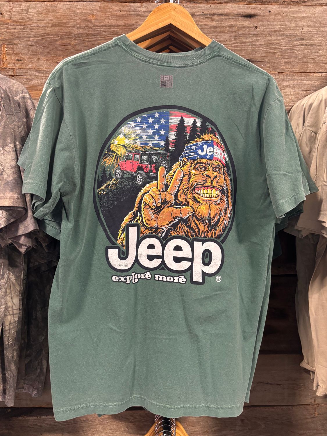 Jeep T-Shirt - Sasquatch Wave