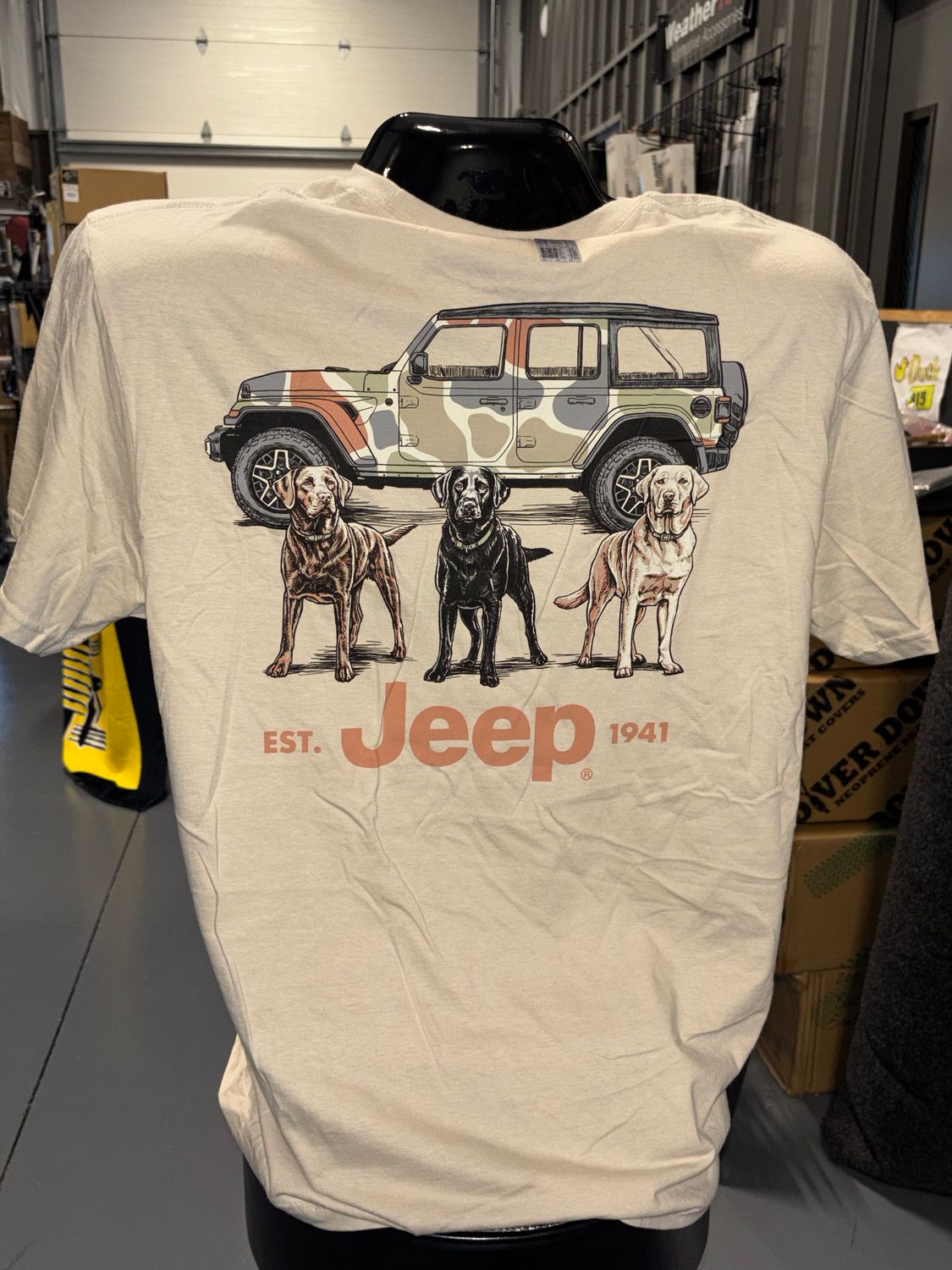 Jeep T-Shirt - Camo Wrangler Labs