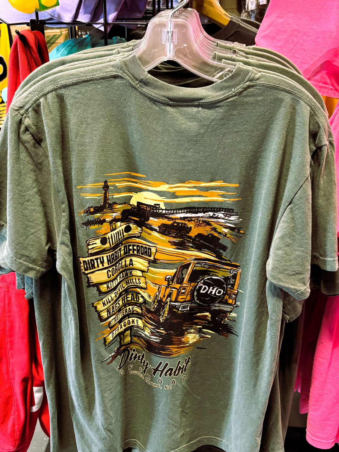DHO Beach T-Shirt Moss Green