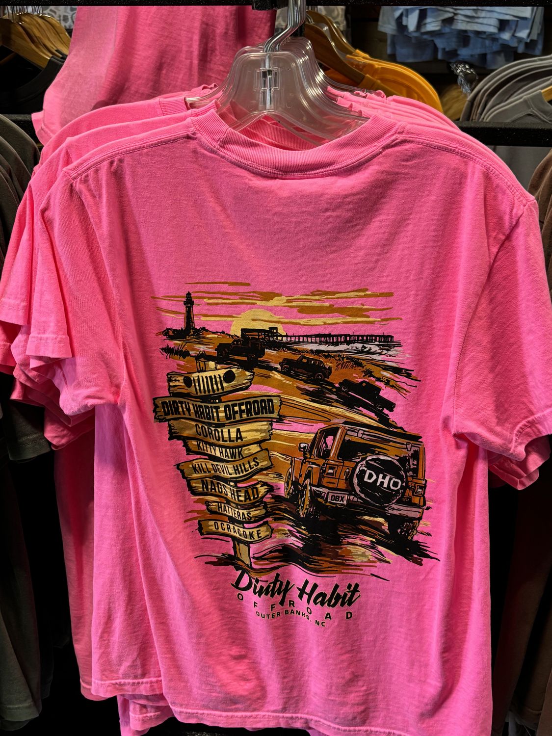 DHO Beach T-Shirt Neon Pink