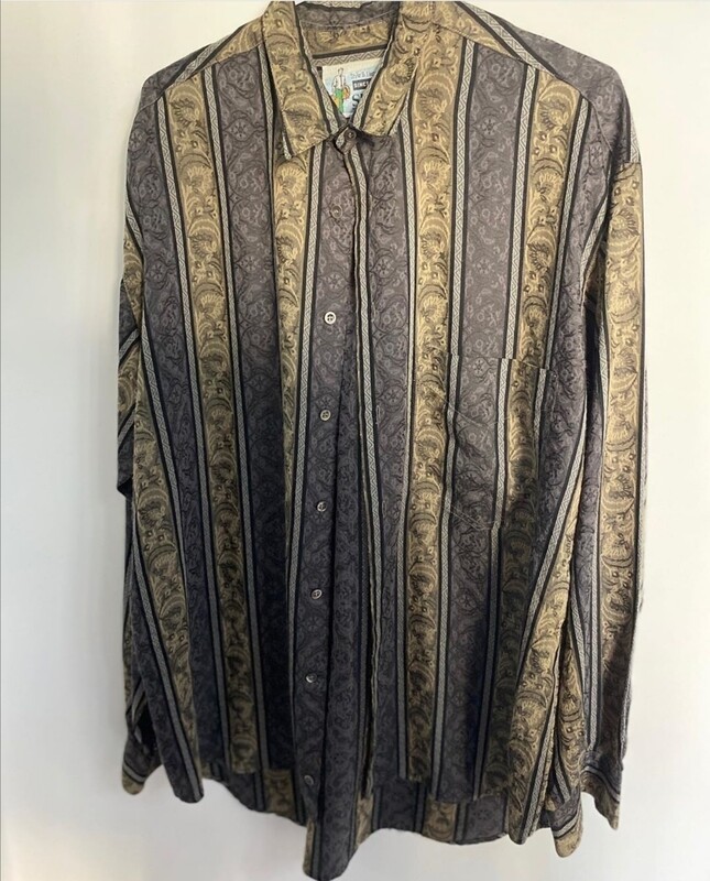 Camicia vintage unisex taglia M/L vestibilità oversize 