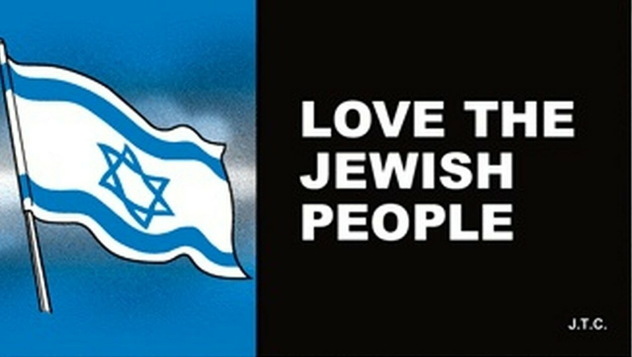 &quot;LOVE THE JEWISH PEOPLE&quot; 10 x Chick Tracts