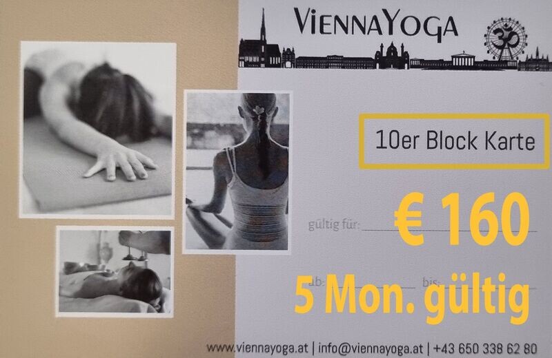 10er Block Yoga