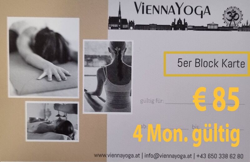 5er Block Yoga
