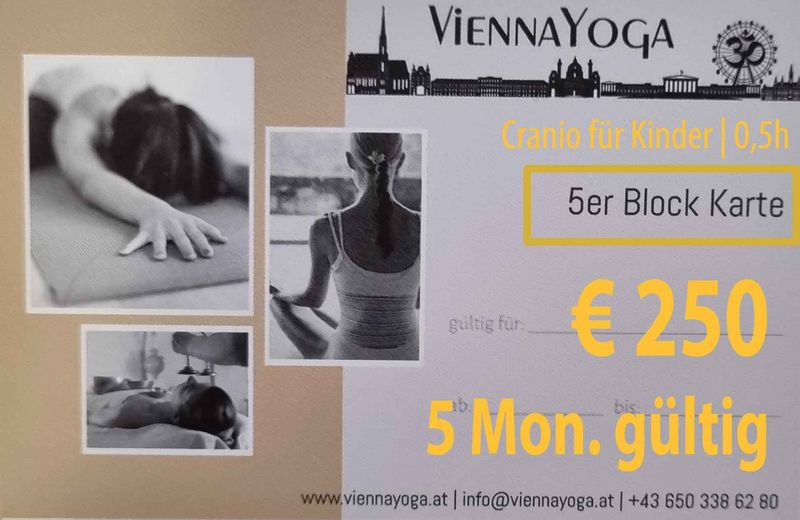 5er Block Cranio für Kinder