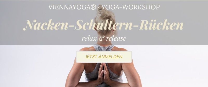 Yoga Workshop - Nacken Schultern Rücken