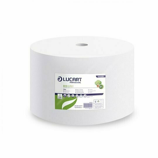 Celulosa industrial ECO B760 2 capas rollo 760 m Peso 6280 grs/rollo (Paquete 1 unidad) Ideal para el secado de manos, absorber y secar líquidos. Fabricado en dos capas pura pulpa y acabado no gofrado Celulosa industrial ECO B760 2 capas rollo 760 m Peso 6280 grs/rollo (Paquete 1 unidad) Ideal para el secado de manos, absorber y secar líquidos. Fabricado en dos capas pura pulpa y acabado no gofrado