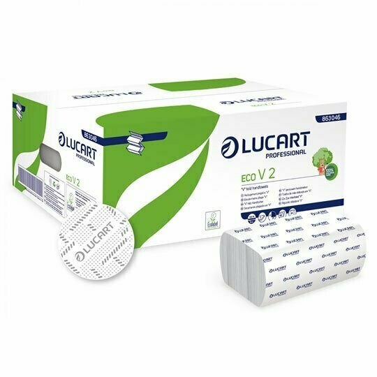 Toalla secamanos ECO V2 Plegado en V 2 capas 21x21 cm (Caja 3800 unidades). Eco es la línea producida con el 100% de papel reciclado y regenerado. El respeto por la naturaleza. Toalla secamanos ECO V2 Plegado en V 2 capas 21x21 cm (Caja 3800 unidades). Eco es la línea producida con el 100% de papel reciclado y regenerado. El respeto por la naturaleza.