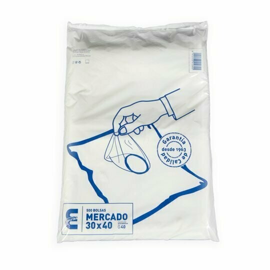 Bolsa baja presión incolora 30x40 galga 40 (Paquete de 500 uds). Fabricadas totalmente con polietileno virgen apto para estar en contacto con alimentos. Excelentes propiedades ópticas y mecánicas. Bolsa baja presión incolora 30x40 galga 40 (Paquete de 500 uds). Fabricadas totalmente con polietileno virgen apto para estar en contacto con alimentos. Excelentes propiedades ópticas y mecánicas.