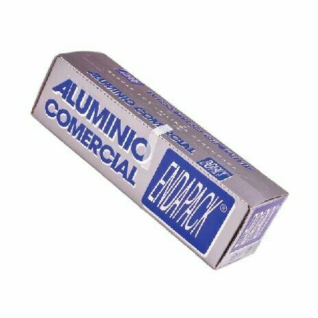 Papel ALUMINIO13 micras Rollo 0,30x300 mts. El papel aluminio tiene unas características de plegado completo únicas que lo hacen ideal para el envasado y reenvasado de productos con diferentes formas. Papel ALUMINIO13 micras Rollo 0,30x300 mts. El papel aluminio tiene unas características de plegado completo únicas que lo hacen ideal para el envasado y reenvasado de productos con diferentes formas.