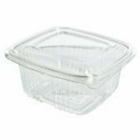Envase PET CUADRADO 750 cc (Ristra 50 unidades). Apto para alimentos fríos.