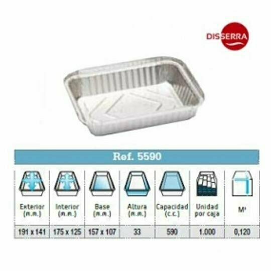 Envase aluminio191x141x33 (Ristra 100 unidades). Los envases de aluminio son ligeros, flexibles y fáciles de reciclar, higiénicos, no tóxicos y mantienen el sabor y el aroma. Envase aluminio191x141x33 (Ristra 100 unidades). Los envases de aluminio son ligeros, flexibles y fáciles de reciclar, higiénicos, no tóxicos y mantienen el sabor y el aroma.