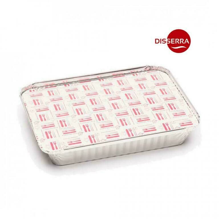 Tapa para CO09303 (Ristra 100 unidades). Tapa de cartón con recubrimiento de PE. Apto para uso alimentario.