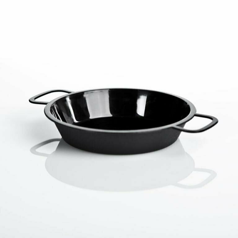 Paella Pequeña THEMATIC PP NEGRA 120º Ø10,5x2 cm (Paquete 20 unidades)