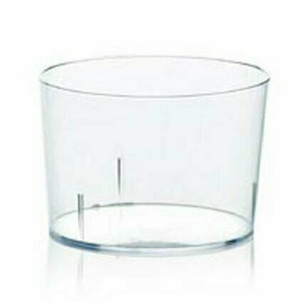 Vaso Zurito 250 ml. reutilizable para fiestas, eventos o catering (Caja 600 unidades)