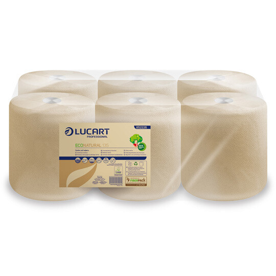 Secamanos ECONATURAL 135 2 capas rollo 135 m. Peso 1140 grs./rollo (Paquete 6 unidades). Econatural gama de productos de alta calidad y con prestaciones excepcionales. 100% ecológico. Secamanos ECONATURAL 135 2 capas rollo 135 m. Peso 1140 grs./rollo (Paquete 6 unidades). Econatural gama de productos de alta calidad y con prestaciones excepcionales. 100% ecológico.